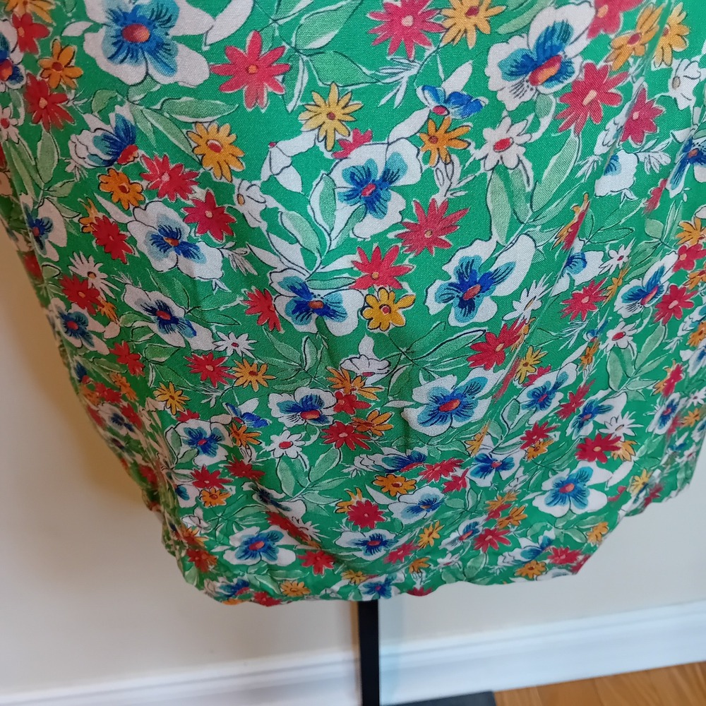 NWOT Plus Size Maison d'Hermine Floral Cottagecore Tank‎ Top Colorful Summer 26W - Picture 10 of 15
